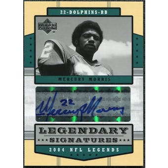2004 Upper Deck Legends Legendary Signatures #LSMM Mercury Morris Autograph
