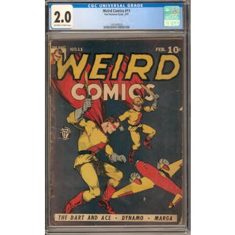 Weird Comics #11 CGC 2.0 (OW-W) *1485468004*