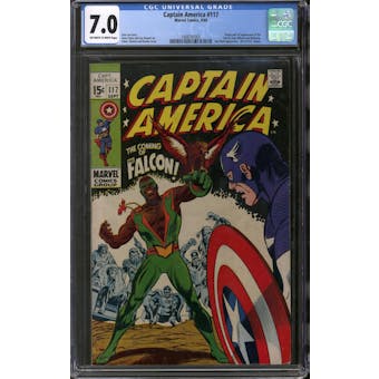 Captain America #117 CGC 7.0 (OW-W) *1488747001*