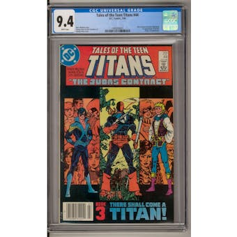 Tales of the Teen Titans #44 CGC 9.4 (W) *1489269001*