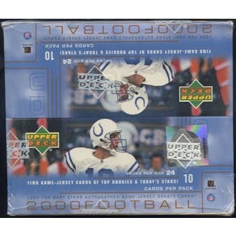 2000 Upper Deck Football Retail 24-Pack Box
