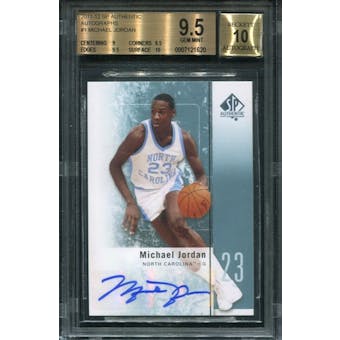 2011/12 SP Authentic Autographs #1 Michael Jordan BGS 9.5 Gem Mint