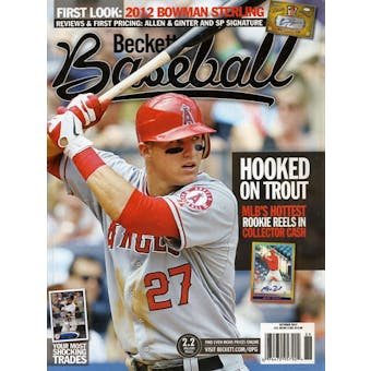 2012 Beckett Baseball Monthly Price Guide (#79 October) (Trout)