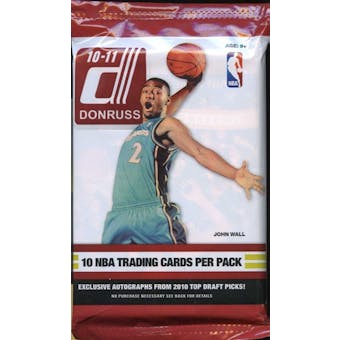 2010/11 Donruss Basketball Retail 24-Pack Lot