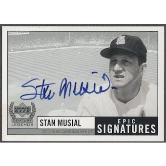 1999 Upper Deck Century Legends #SM Stan Musial Epic Signatures Auto