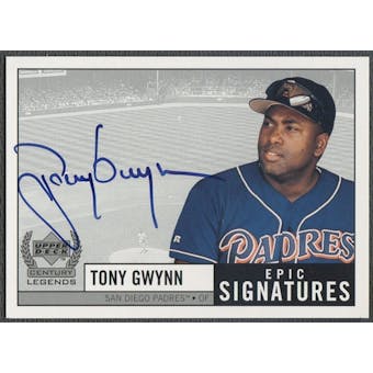 1999 Upper Deck Century Legends #TG Tony Gwynn Epic Signatures Auto