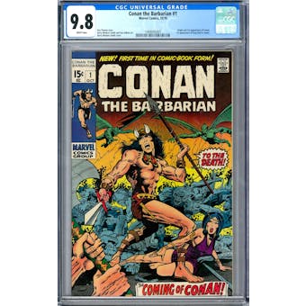 Conan the Barbarian #1 CGC 9.8 (W) *1494045007