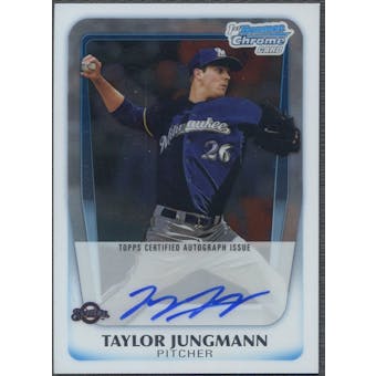 2011 Bowman Chrome Draft Prospect #TJ Taylor Jungmann Auto