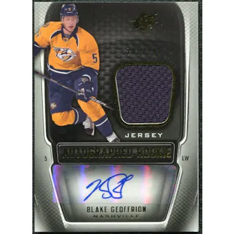 2011/12 Upper Deck SPx #188 Blake Geoffrion RC Jersey Autograph /799