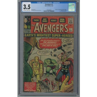 Avengers #1 CGC 3.5 (OW-W) *1495469001*