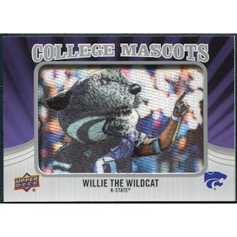 2012 Upper Deck College Mascot Manufactured Patch #CM3 Willie the Wildcat B
