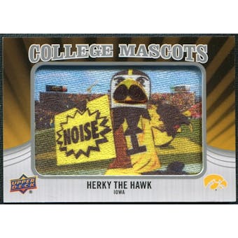 2012 Upper Deck College Mascot Manufactured Patch #CM21 Herky Hawk A
