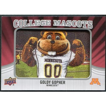 2012 Upper Deck College Mascot Manufactured Patch #CM27 Goldy Gopher B