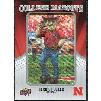 2012 Upper Deck College Mascot Manufactured Patch #CM31 Herbie Husker A