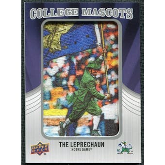 2012 Upper Deck College Mascot Manufactured Patch #CM34 The Leprechaun A