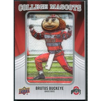 2012 Upper Deck College Mascot Manufactured Patch #CM35 Brutus Buckeye A