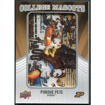 2012 Upper Deck College Mascot Manufactured Patch #CM42 Purdue Pete A