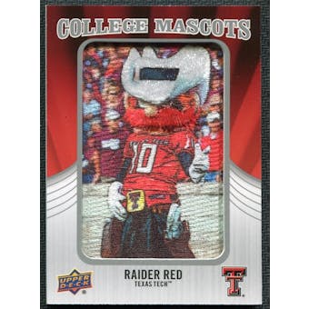 2012 Upper Deck College Mascot Manufactured Patch #CM50 Raider Red A