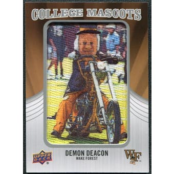 2012 Upper Deck College Mascot Manufactured Patch #CM56 Demon Deacon A