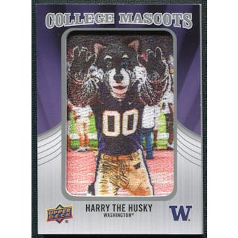 2012 Upper Deck College Mascot Manufactured Patch #CM57 Harry the Husky A