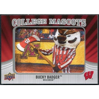 2012 Upper Deck College Mascot Manufactured Patch #CM59 Bucky Badger A