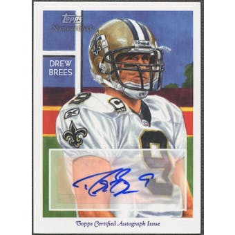 2009 Topps National Chicle #NCAACB Drew Brees Auto