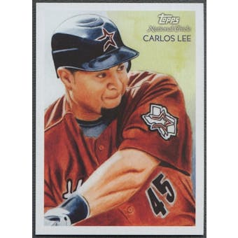2010 Topps National Chicle #77 Carlos Lee Umbrella Red Back #1/1