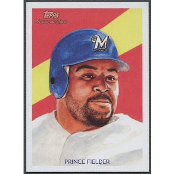 2010 Topps National Chicle #5 Prince Fielder Umbrella Red Back #1/1