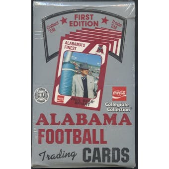1990 Collegiate Collection Alabama Football Hobby Box