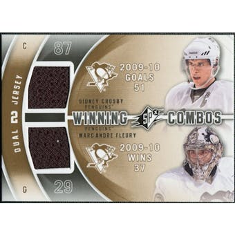2011/12 Upper Deck SPx Winning Combos #WCCF Marc-Andre Fleury Sidney Crosby C