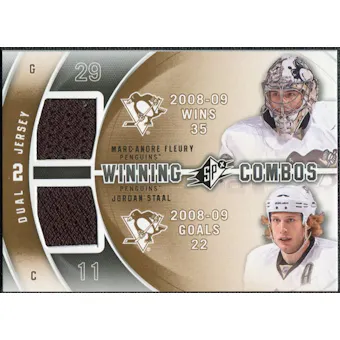 2011/12 Upper Deck SPx Winning Combos #WCFS Marc-Andre Fleury Jordan Staal E