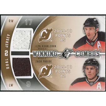 2011/12 Upper Deck SPx Winning Combos #WCKP Ilya Kovalchuk Zach Parise E