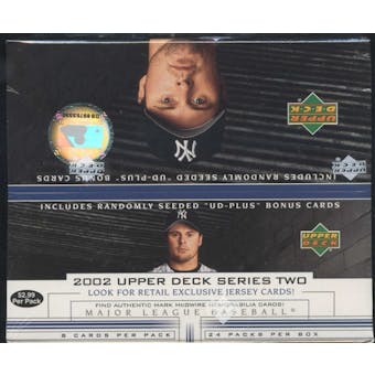 2002 Upper Deck Series 2 Baseball 24 Pack Box