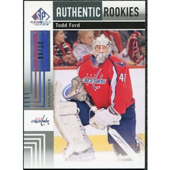 2011/12 Upper Deck SP Game Used Silver Spectrum #155 Todd Ford RC /10