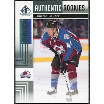 2011/12 Upper Deck SP Game Used Silver Spectrum #158 Cameron Gaunce RC /10