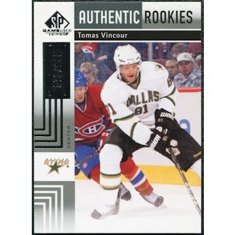 2011/12 Upper Deck SP Game Used #125 Tomas Vincour RC /699