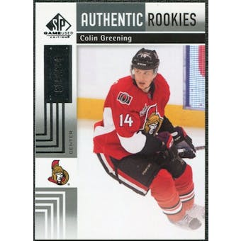 2011/12 Upper Deck SP Game Used #127 Colin Greening RC /699