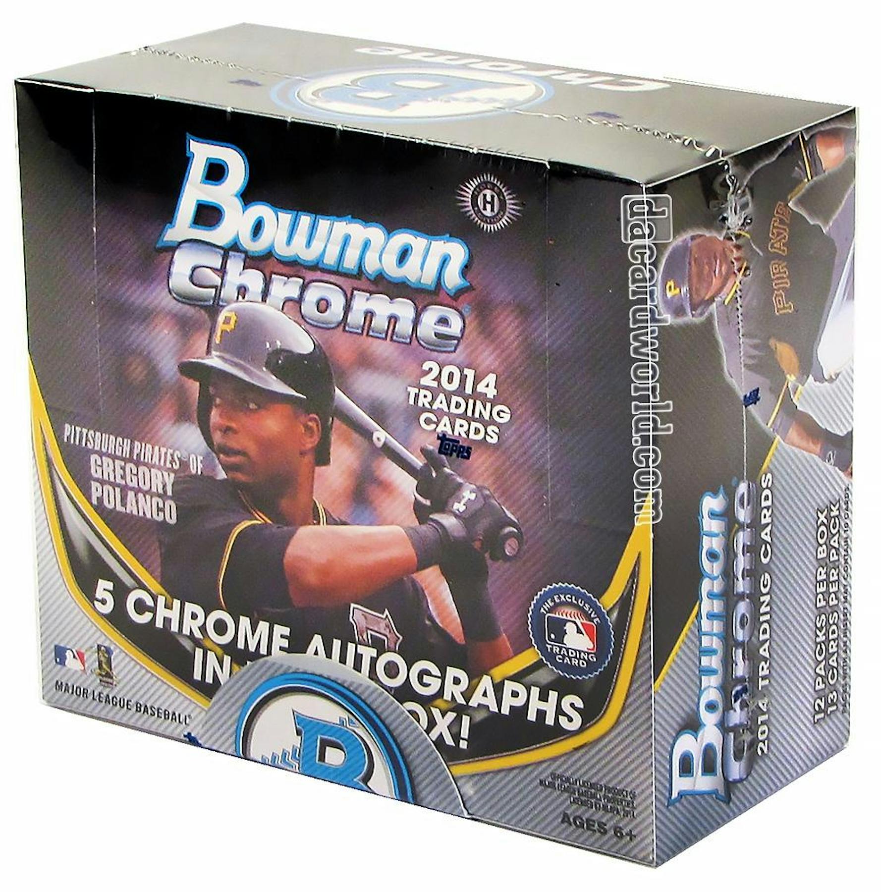 2014 Bowman Chrome Baseball Jumbo Box DA Card World