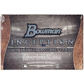 2014 Bowman Inception Baseball Hobby Box (Reed Buy)