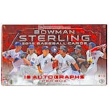 2014 Bowman Sterling Baseball Hobby Box