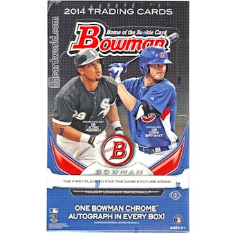 2014 Bowman Baseball Hobby Box