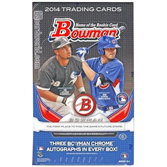 2014 Bowman Baseball Jumbo Box