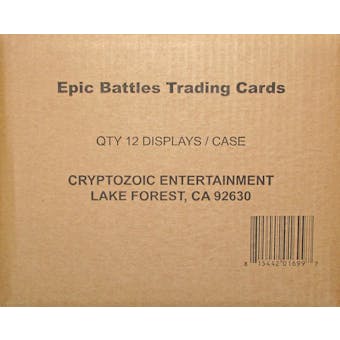DC Comics Epic Battles Trading Cards 12-Box Case (Cryptozoic 2014)