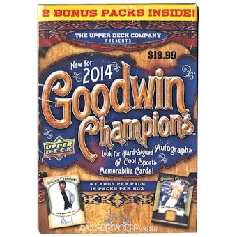 2014 Upper Deck Goodwin Champions 12-Pack Box