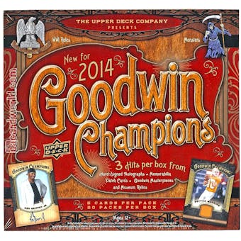 2014 Upper Deck Goodwin Champions Hobby Box