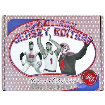 2014 Historic Autograph Hall of Fame Jersey Edition Hobby Box
