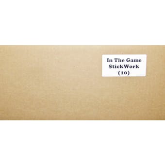 2013-14 In The Game StickWork Hockey Hobby 10-Box Case