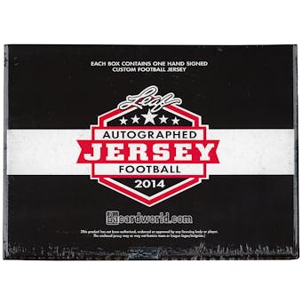 2014 Leaf Autographed Jersey Football Hobby Box