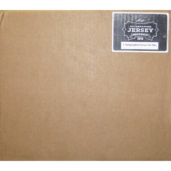 2014 Leaf Autographed Jersey Football Hobby 6-Box Case