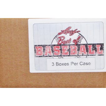 2014 Leaf Best Of Baseball Hobby 3-Box Case